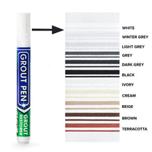 Load image into Gallery viewer, White - Grout Pen Tile Paint Marker: Waterproof Tile Grout Colorant and Sealer Pen - Grout Pen