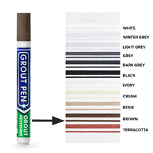Load image into Gallery viewer, Brown - Grout Pen Tile Paint Marker: Waterproof Tile Grout Colorant and Sealer Pen - Grout Pen