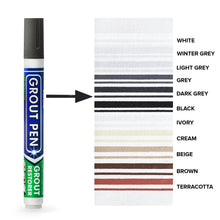 Load image into Gallery viewer, Dark Grey - Grout Pen Tile Paint Marker: Waterproof Tile Grout Colorant and Sealer Pen - Grout Pen
