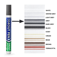 Load image into Gallery viewer, Grey - Grout Pen Tile Paint Marker: Waterproof Tile Grout Colorant and Sealer Pen - Grout Pen