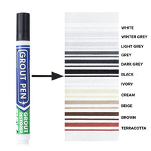 Load image into Gallery viewer, Black - Grout Pen Tile Paint Marker: Waterproof Tile Grout Colorant and Sealer Pen - Grout Pen
