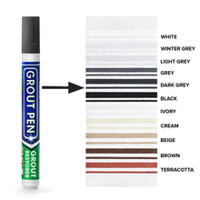 Load image into Gallery viewer, Dark Grey - Grout Pen Tile Paint Marker: Waterproof Tile Grout Colorant and Sealer Pen - Grout Pen
